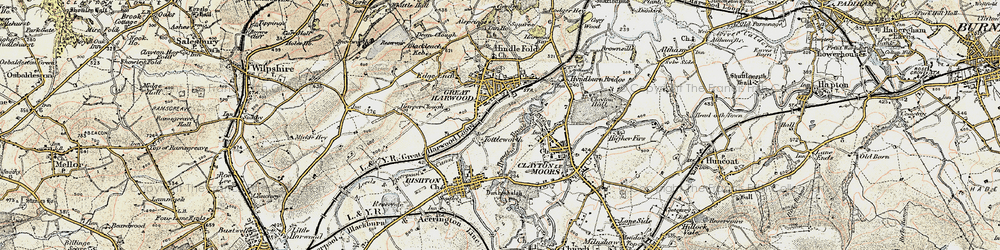 Old map of Tottleworth in 1903