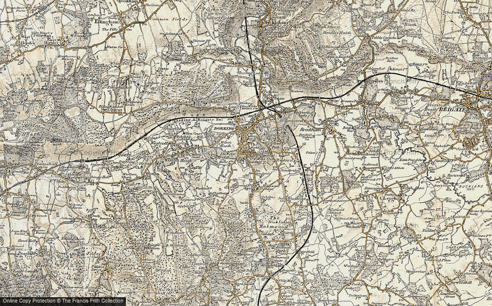 Old Map of Tower Hill, 1898-1909 in 1898-1909