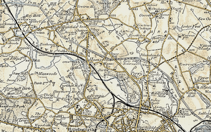 Old map of Tower Hill in 1902