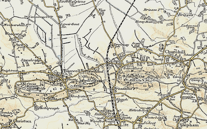 Old map of Towerhead in 1899-1900