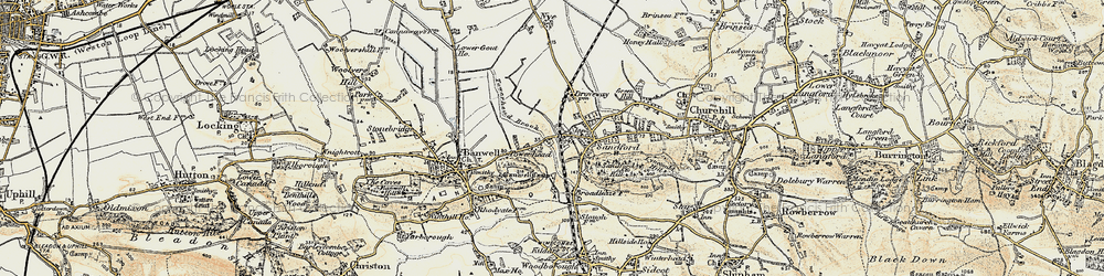 Old map of Towerhead in 1899-1900