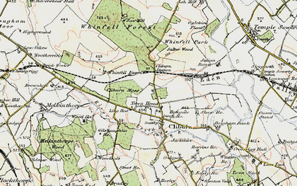 Old map of Town Head in 1901-1904