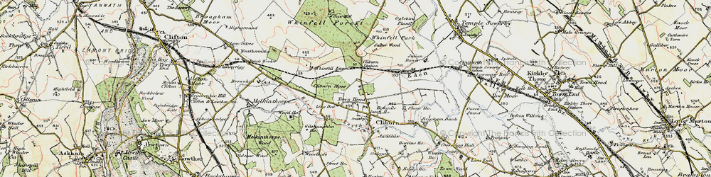 Old map of Town Head in 1901-1904