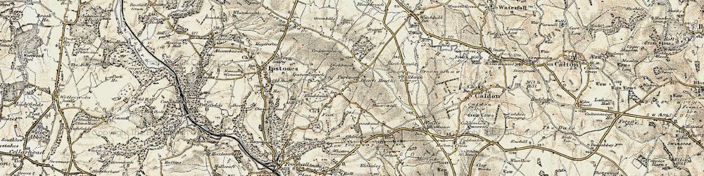 Old map of Black Heath in 1902