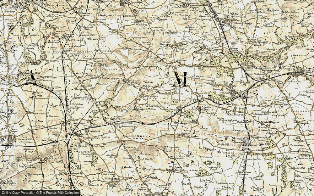 Old Map of Town Kelloe, 1901-1904 in 1901-1904
