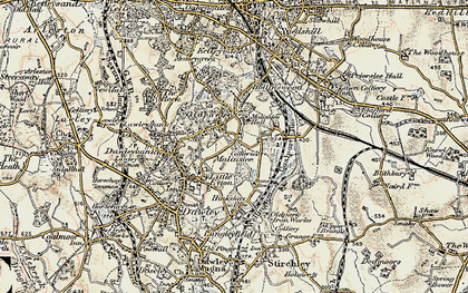 Old map of Town Park in 1902