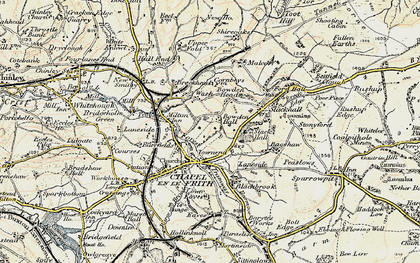 Old map of Townend in 1902-1903