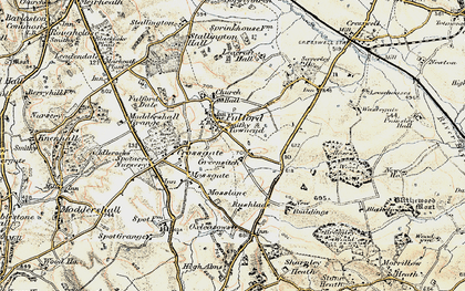 Old map of Townend in 1902