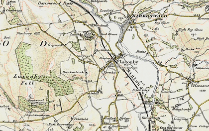 Old map of Townhead in 1901-1904