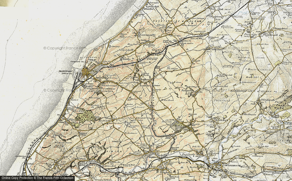 Old Map of Townhead, 1901-1905 in 1901-1905