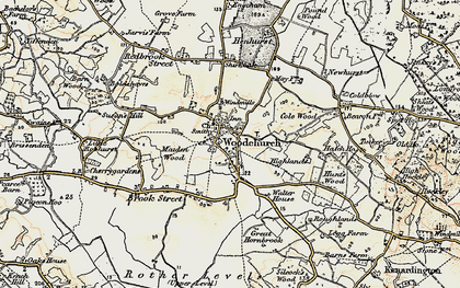 Old map of Townland Green in 1897-1898