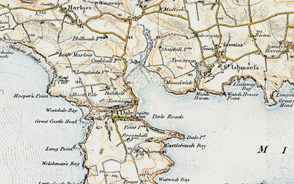 Old map of Townsend in 0-1912