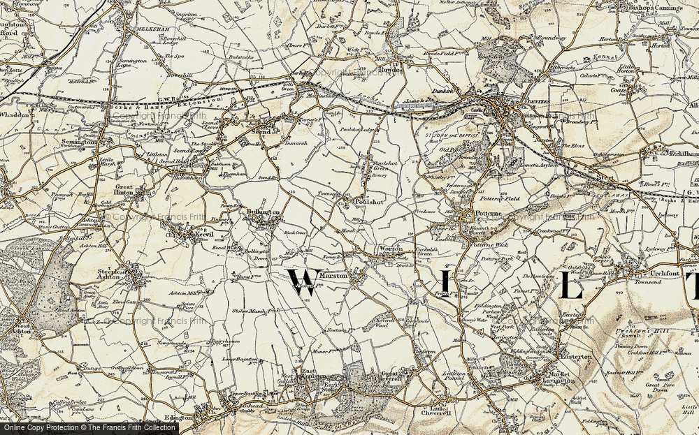 Old Map of Townsend, 1898-1899 in 1898-1899