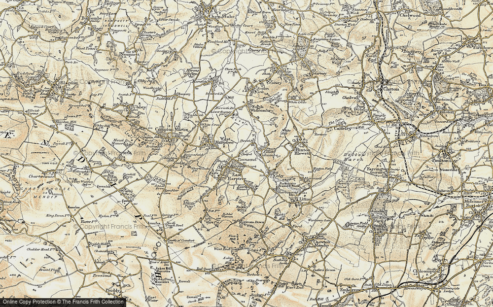 Old Map of Townsend, 1899 in 1899