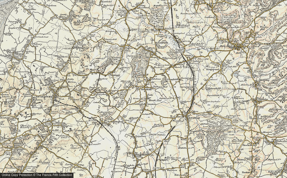 Old Map of Townwell, 1899 in 1899