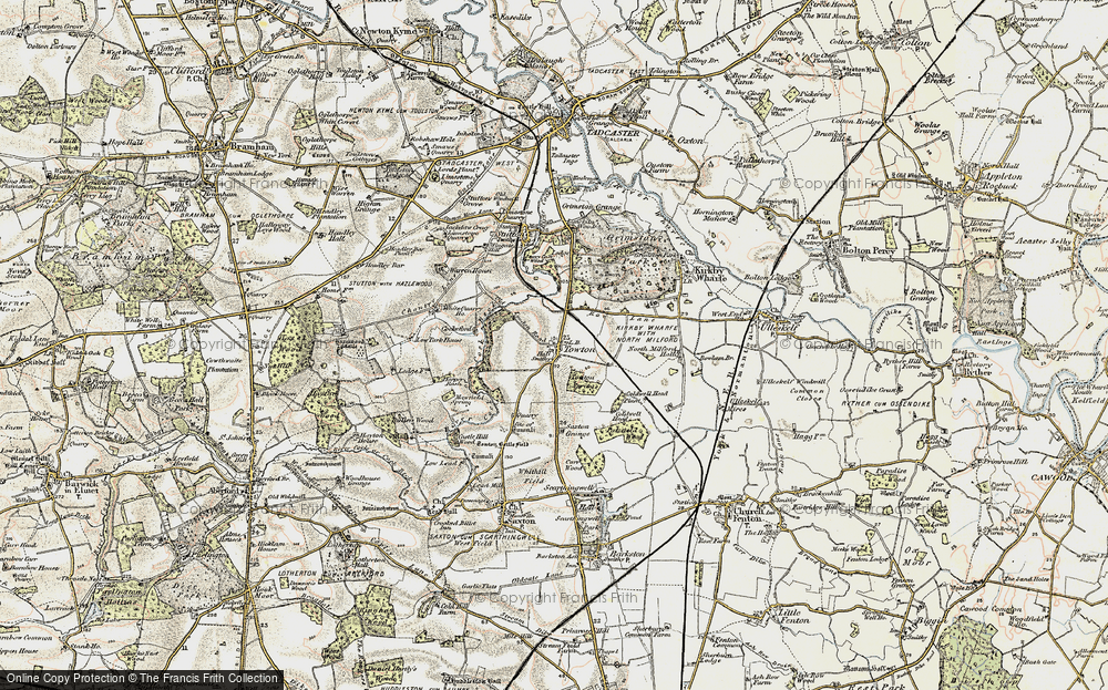 Old Map of Towton, 1903-1904 in 1903-1904