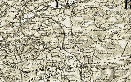 Old map of Trabboch in 1904-1906