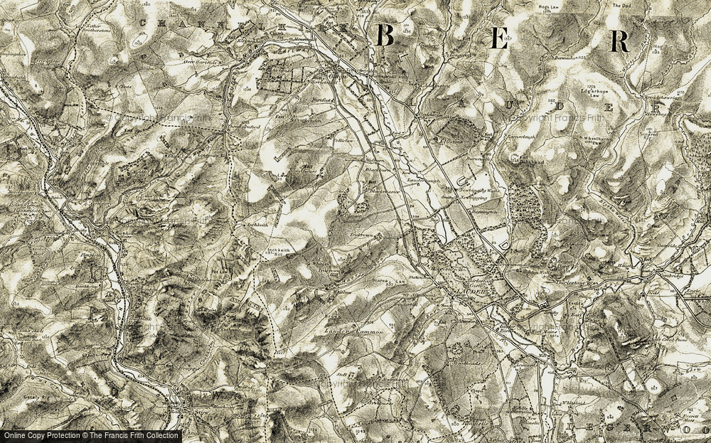 Old Map of Trabrown, 1903-1904 in 1903-1904