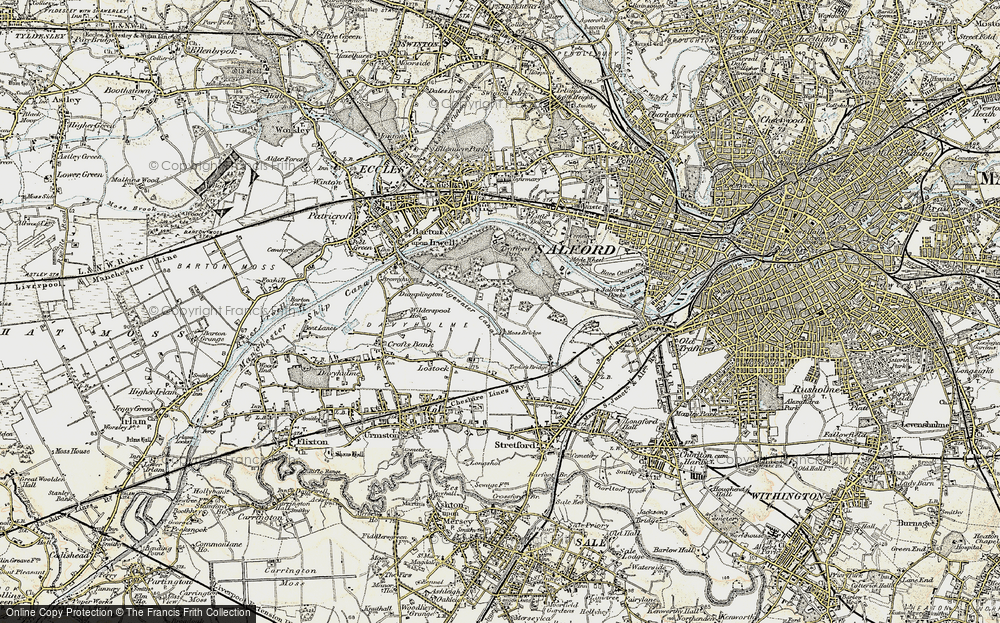 Old Map of Trafford Park, 1903 in 1903