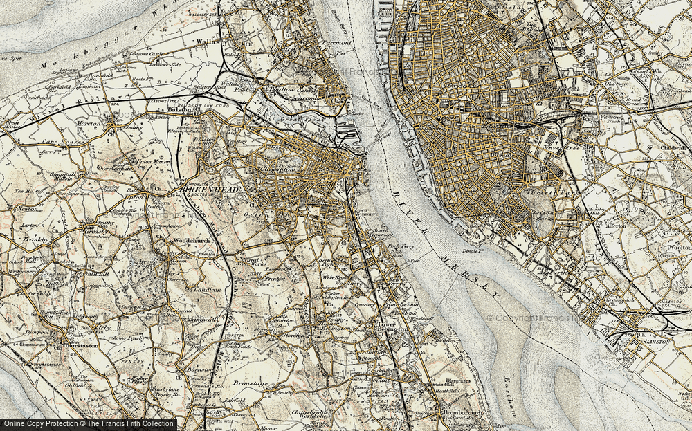 Old Map of Tranmere, 1902-1903 in 1902-1903