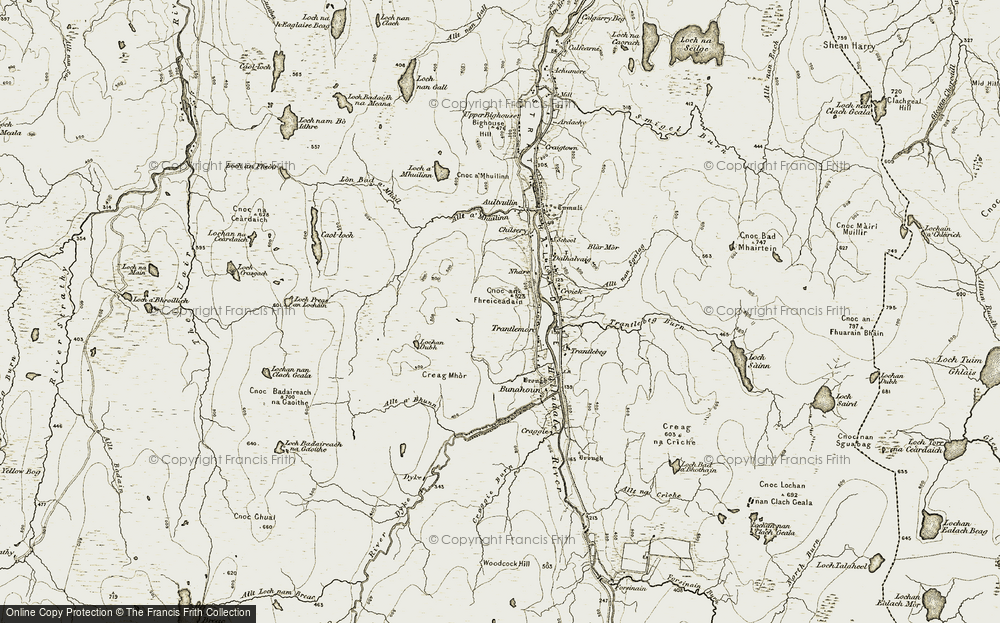 Old Map of Trantlemore, 1910-1912 in 1910-1912