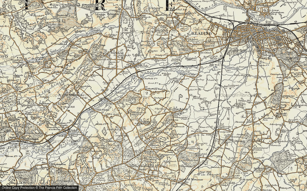 Old Map of Trash Green, 1897-1900 in 1897-1900