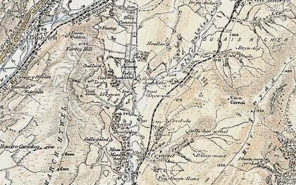 Old map of Tre-Forgan in 1900-1901