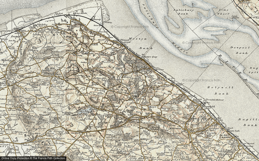 Old Map of Tre-Mostyn, 1902-1903 in 1902-1903