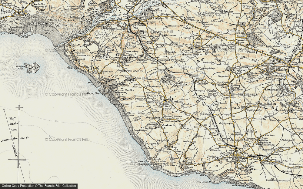 Old Map of Tre-pit, 1899-1900 in 1899-1900