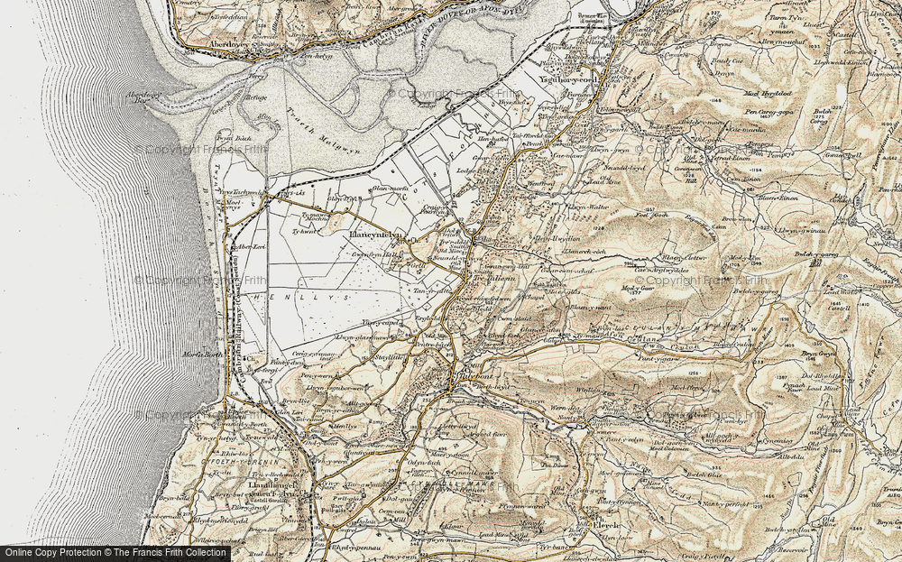 Old Map of Tre Taliesin, 1902-1903 in 1902-1903