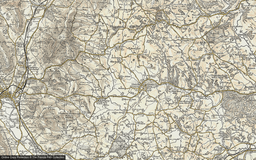 Old Map of Treadam, 1899-1900 in 1899-1900