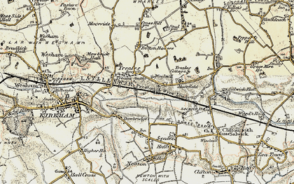 Old map of Treales in 1903