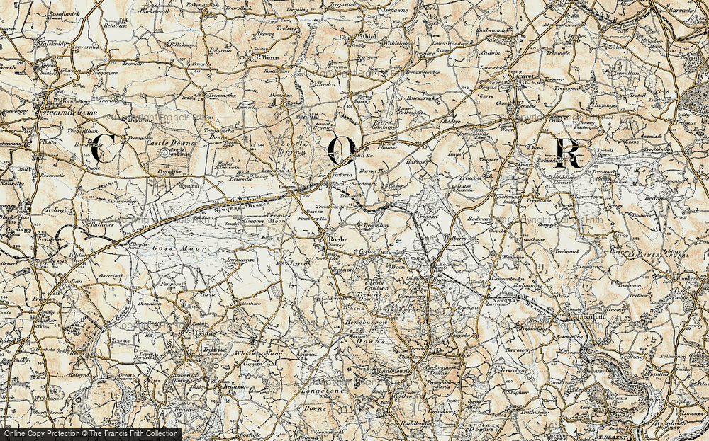 Old Map of Trebilcock, 1900 in 1900