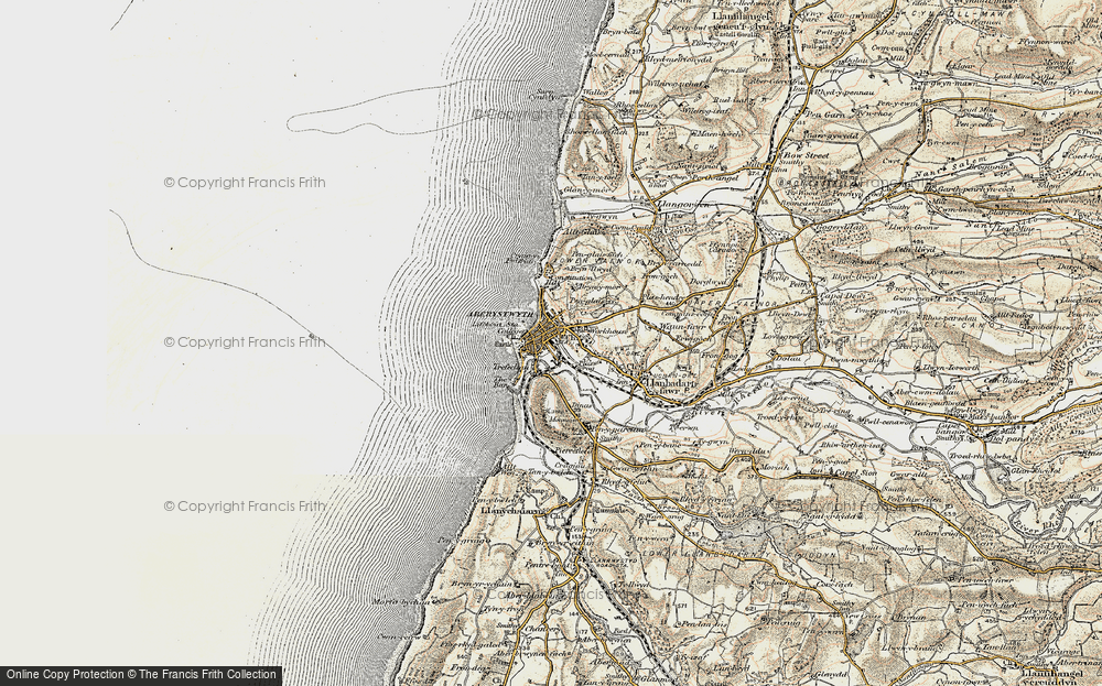 Old Map of Trefechan, 1901-1903 in 1901-1903