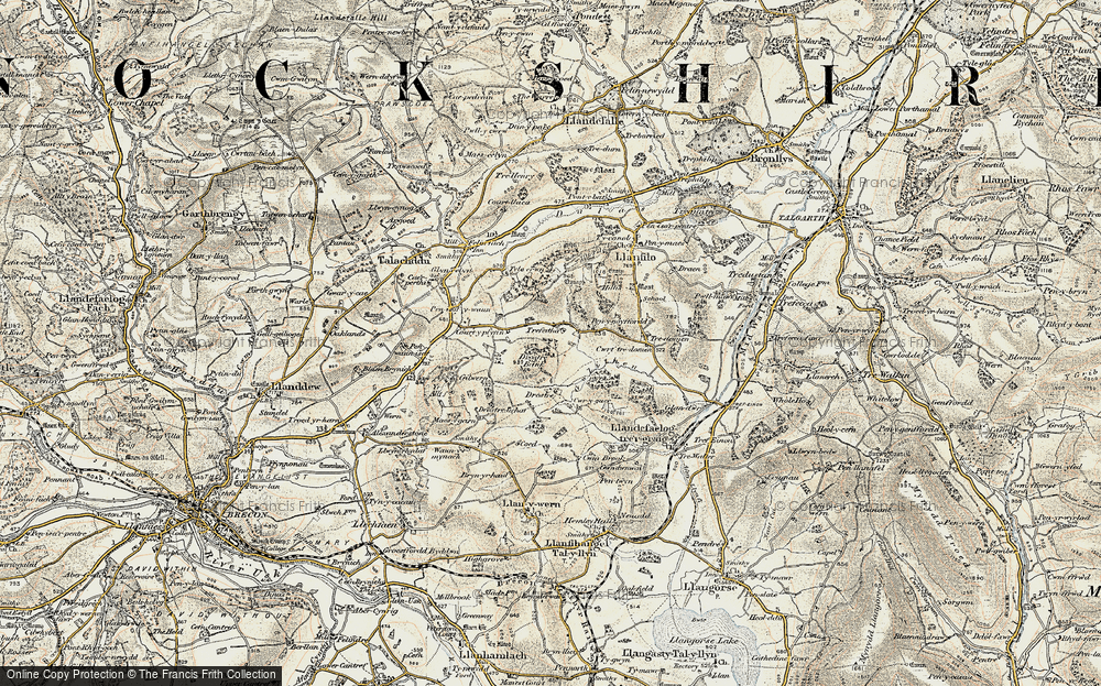 Old Map of Trefeitha, 1900-1901 in 1900-1901