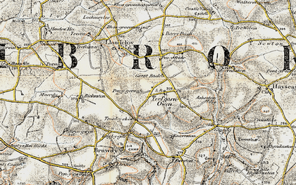 Old map of Trefgarn Owen in 0-1912