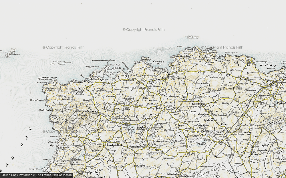 Old Map of Tregele, 1903-1910 in 1903-1910