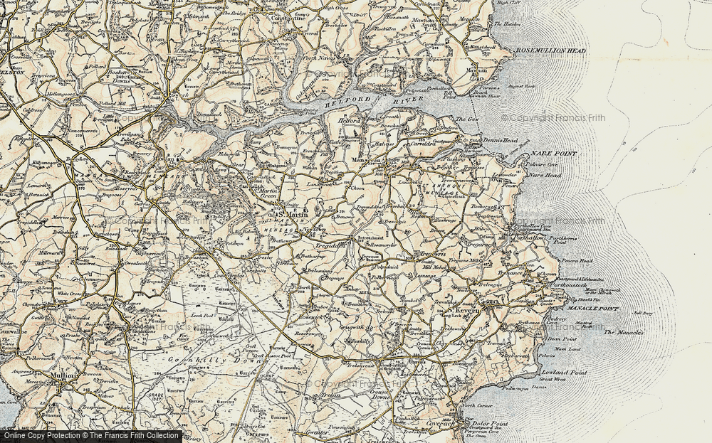 Old Map of Tregidden, 1900 in 1900