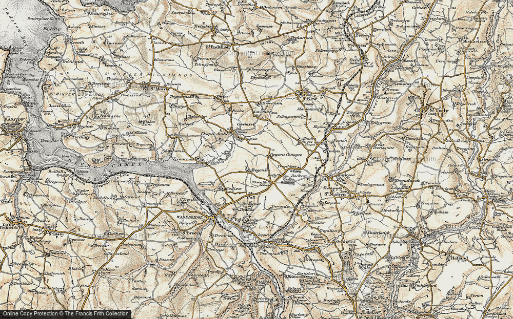 Old Map of Tregorden, 1900 in 1900