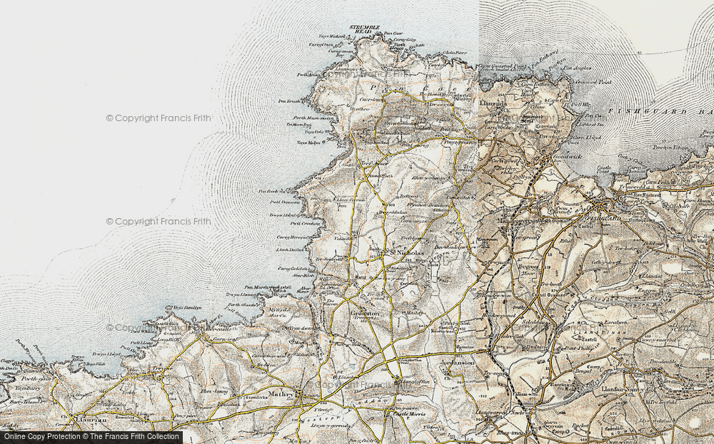 Old Map of Tregyddulan, 1901-1912 in 1901-1912