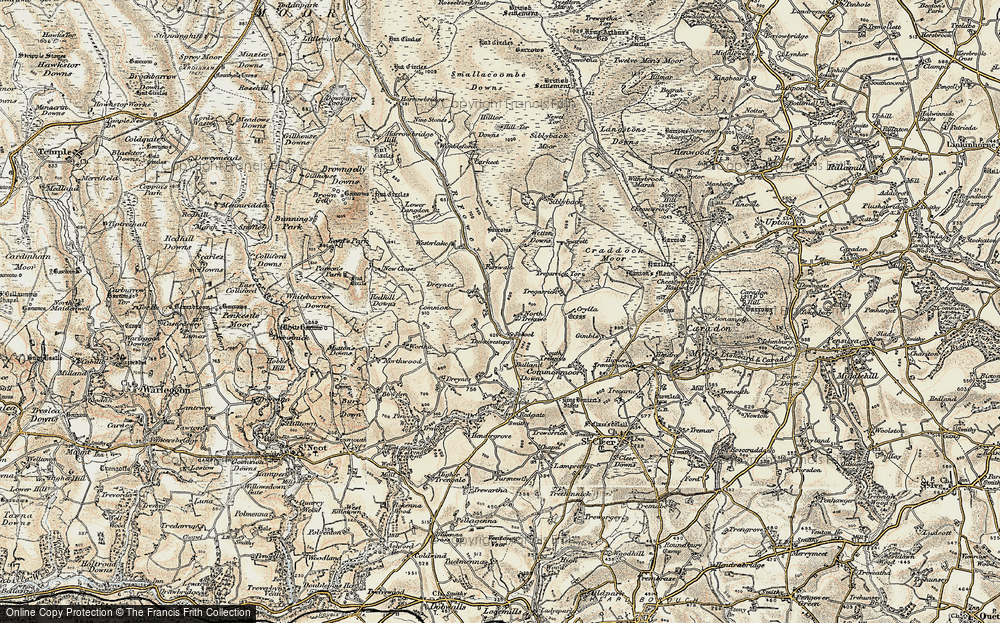 Old Map of Trekeivesteps, 1900 in 1900