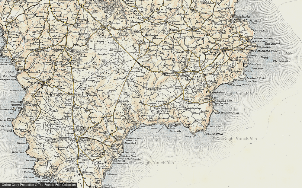 Old Map of Trelan, 1900 in 1900