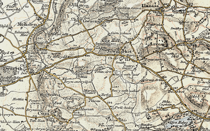 Old map of Trelawnyd in 1902-1903