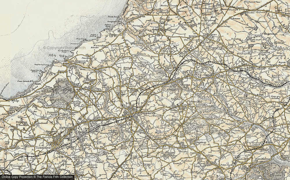 Old Map of Treleigh, 1900 in 1900