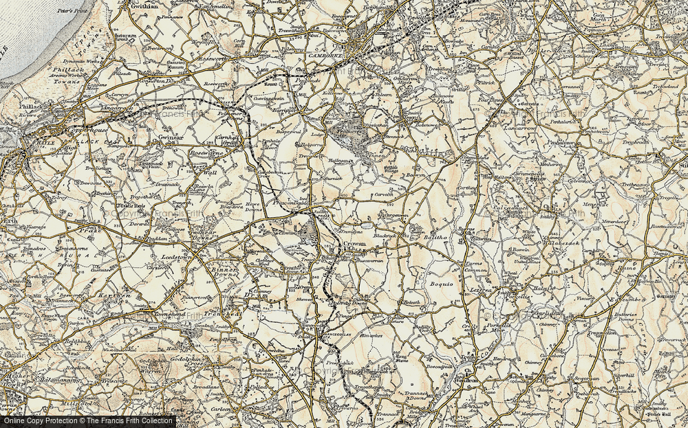 Old Map of Tremayne, 1900 in 1900