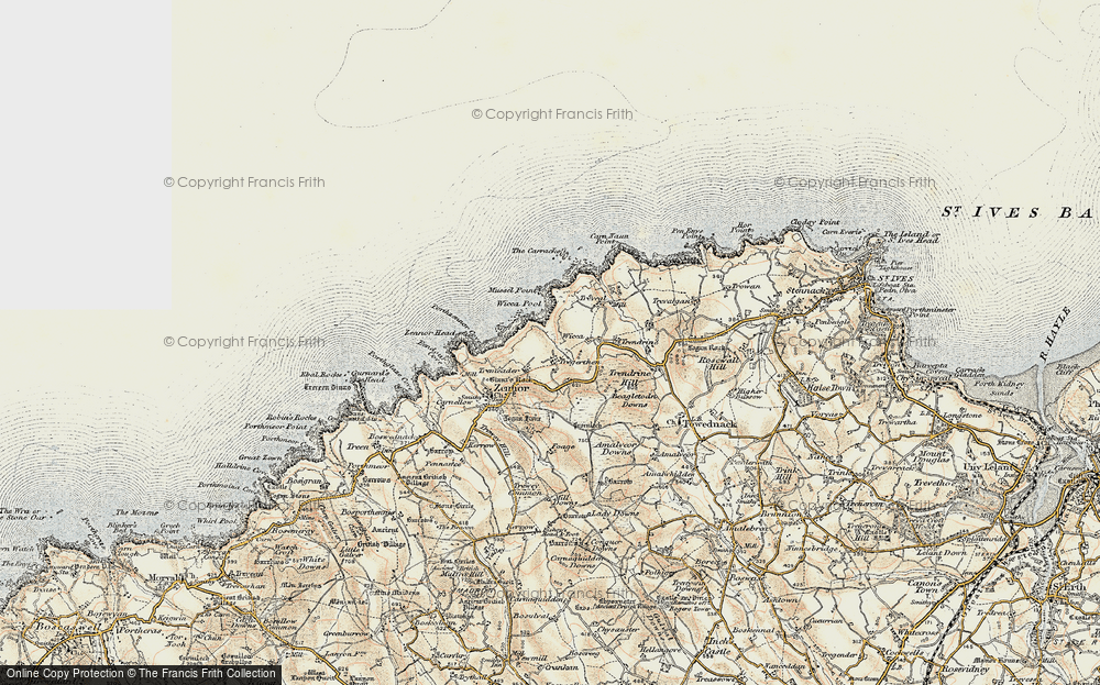 Old Map of Tremedda, 1900 in 1900