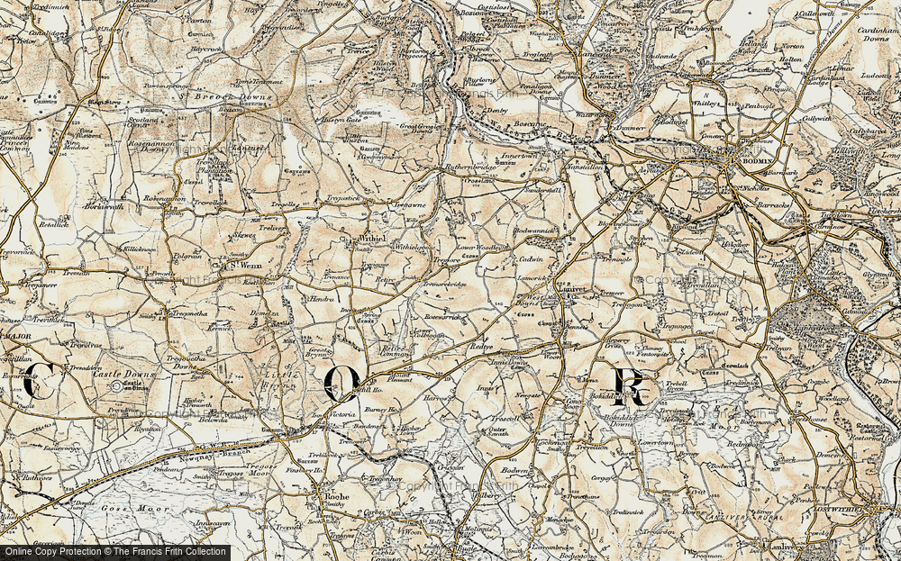 Old Map of Tremore, 1900 in 1900