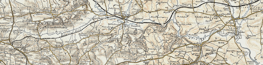 Old map of Brandy Hill in 1901