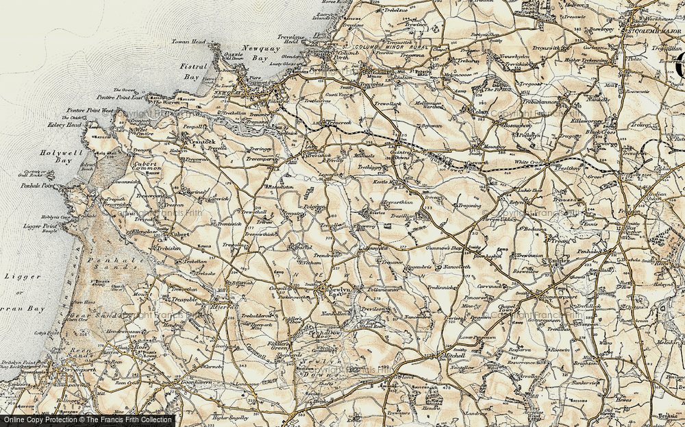 Old Map of Trevoll, 1900 in 1900