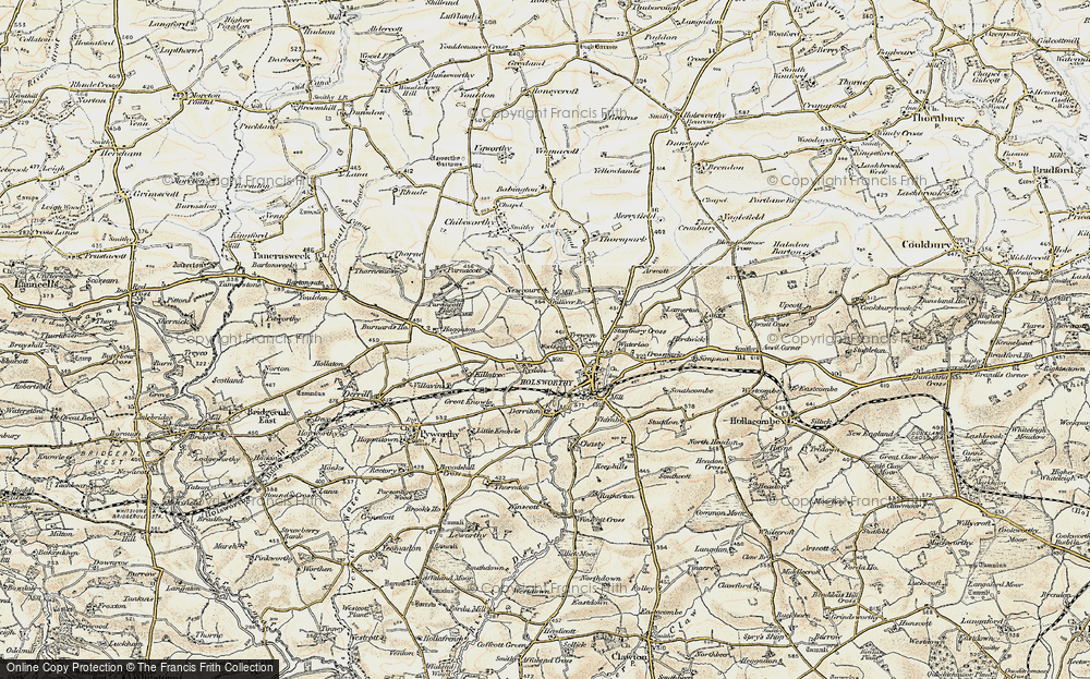 Old Map of Trewyn, 1900 in 1900
